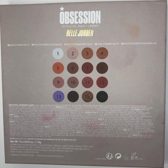 Makeup Obsession Belle Jorden eyeshadow palette - Picture 9 of 16